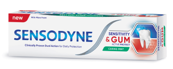 Sensodyne sensitivity & gum caring mint