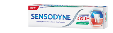 Sensodyne sensitivity and gum