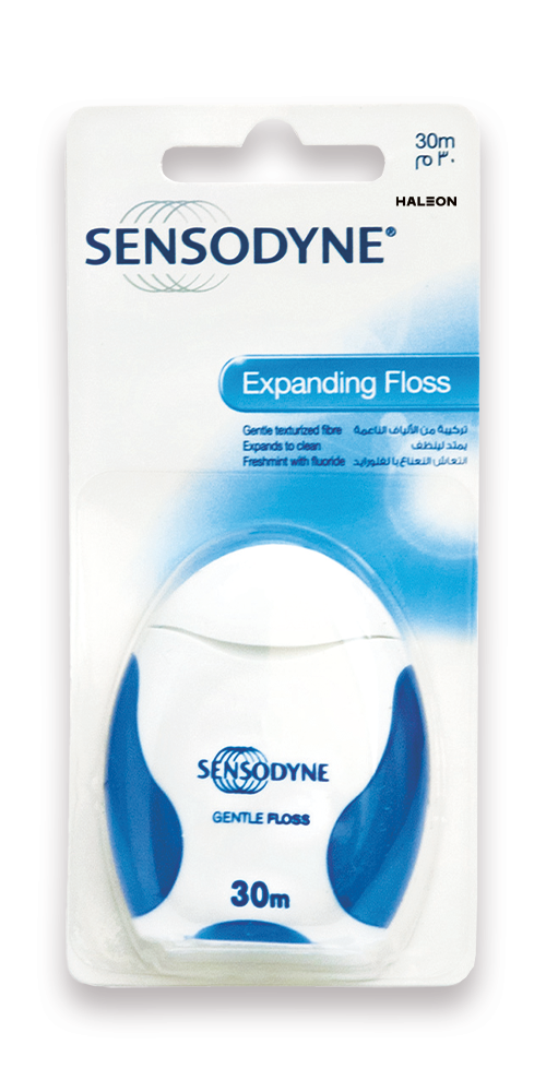 Sensodyne expanding floss